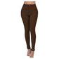 Dames met hoge taille stretchy slank fit jeans
