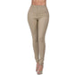 Dames met hoge taille stretchy slank fit jeans