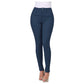 Dames met hoge taille stretchy slank fit jeans