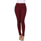 Dames met hoge taille stretchy slank fit jeans