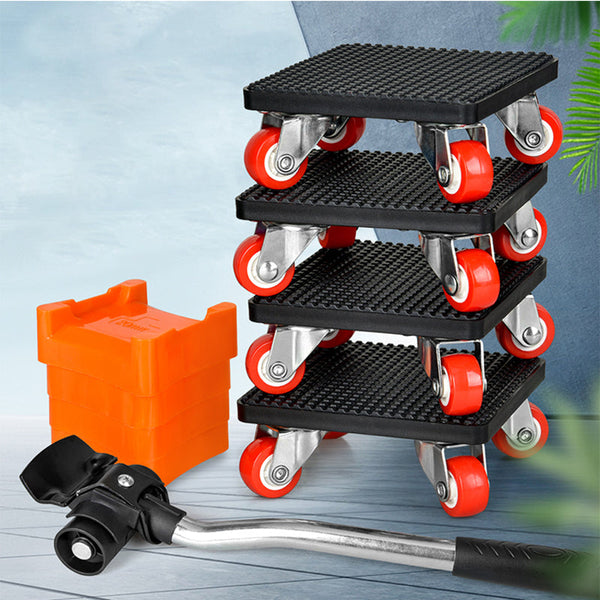 Meubellifter set, 4-delige set meubellift, transportrollerset, ideaal Meubellifter set, 4-delige set meubellift, transportrollerset, ideaal