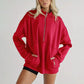 Dames Casual Top met Kraag en Halve Rits