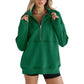 Dames Casual Top met Kraag en Halve Rits