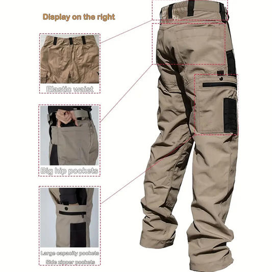 2025 Hot Sale👖【Vaderdag】 Praktische Werk-/Avonturenbroek | Ademend | Ruime Taille | Ideaal voor Actieve Mannen✨