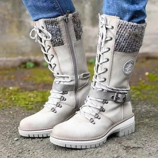 🎁Hete verkoop 49% KORTING🔥Waterdichte knie-sneeuwlaarzen voor dames👢