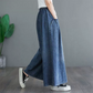 Vintage wijde denim broek