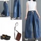Vintage wijde denim broek