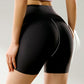 Dames high-waisted butt-lifting workout shorts