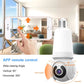 Slimme wifi-beveiligingscamera met licht