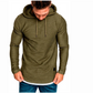 Effen sweatshirt met trekkoord en capuchon, lange mouwen