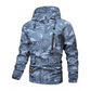 Heren camouflage capuchonjack met meerdere zakken