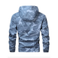 Heren camouflage capuchonjack met meerdere zakken