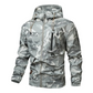 Heren camouflage capuchonjack met meerdere zakken