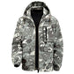 Heren camouflage capuchonjack met meerdere zakken