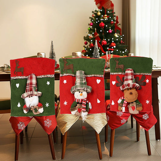 Leuke kerststoelhoes