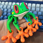 Leuke 3D kikker koelkastmagneten