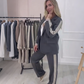 💥Tijdelijk aanbod - 50% korting💥Mode Blazer & Broek Set van 2 Stuks met Zijstrepen