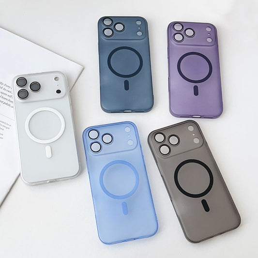 Magnetisch, slank, mat minimalistisch telefoonhoesje €9,99 Normale prijs€19,99Aanbiedingsprijs  50 % Korting