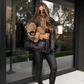 🎁 Hot Sale 50% KORTING 🔥Dames Patchwork Gebreide Mouw Capuchon Pufferjack | Gratis Express Levering✈️
