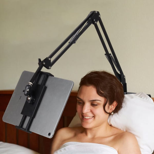 ⏳ FLASH SALE! ✨ Universele Houder voor Bed/Bank/Bureau | Handen Vrij 🛌 | Geen Meubelschade | HALF PRICE 🎉