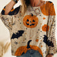 🎃Losvallende Halloween-trui met vleermuismouwen voor dames🎁