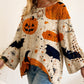 🎃Losvallende Halloween-trui met vleermuismouwen voor dames🎁