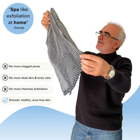 Exfoliërende Antibacteriële Douchehanddoek