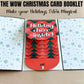 Creatief kerstwaterval cadeaukaartboekje