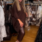 🔥Tijdelijke aanbieding - Onregelmatige losse top & effen broek tweedelige set