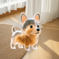 🐾 【Aanbieding】🎁Sentimentele Sleutelhanger met Hondenhaar | Kristalhelder Hars | 4 Rasontwerpen🐶💕