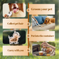 🐾 【Aanbieding】🎁Sentimentele Sleutelhanger met Hondenhaar | Kristalhelder Hars | 4 Rasontwerpen🐶💕