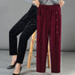 Hoge taille corduroy warme broek voor dames (50% korting)