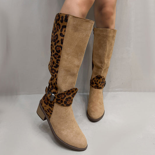 🔥 Trendy Dameslaarzen met Luipaardprint – Comfort, Stijl & Zelfvertrouwen in Elke Stap! 🐆