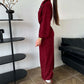 Gezellige, warme jumpsuit met rits aan de voorkant