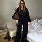 Gezellige, warme jumpsuit met rits aan de voorkant