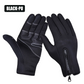 Unisex touchscreen warme winddichte antislip rits handschoenen
