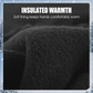 Unisex touchscreen warme winddichte antislip rits handschoenen