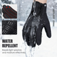 Unisex touchscreen warme winddichte antislip rits handschoenen
