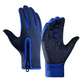 Unisex touchscreen warme winddichte antislip rits handschoenen