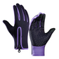 Unisex touchscreen warme winddichte antislip rits handschoenen