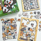 Leuk en leerzaam houten puzzelspel met schattige diere