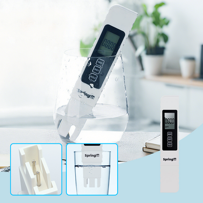 💥【LIMITED TIME 50% OFF】🔥 3-in-1 TDS Waterkwaliteit Tester | Meet TDS/Geleidbaarheid/Temperatuur | Titanium Sonde ±2% Nauwkeurigheid | LCD Verlicht | CR2032 Voeding | Draagbaar 45g