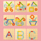 🧩 NU 50% KORTING! ✨ Montessori Puzzel - Houten geometrische vormen met patroonkaarten voor vroeg leren en creatieve ontwikkeling 🎁🎄