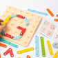 🧩 NU 50% KORTING! ✨ Montessori Puzzel - Houten geometrische vormen met patroonkaarten voor vroeg leren en creatieve ontwikkeling 🎁🎄