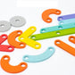 🧩 NU 50% KORTING! ✨ Montessori Puzzel - Houten geometrische vormen met patroonkaarten voor vroeg leren en creatieve ontwikkeling 🎁🎄