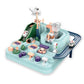 💥【LIMITED TIME 50% OFF】🔥 City Adventure Rescue Racebaan | 8 Uitdagingen | 6 Knoppen om Auto te Besturen | Traint Hand-Oog Coördinatie/Kleurherkenning/Probleemoplossing | Veilig ABS Materiaal | 2+ Jaar