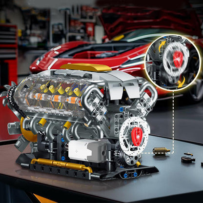 Motor Model Bouwstenen Set