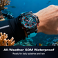 💥【LIMITED TIME 50% OFF】🔥 Multifunctioneel LED Digitaal Horloge | Kwarts + Elektronisch Uurwerk | Stopwatch/Wekker/Kalender/Dubbele Tijdzone | 50m Waterdicht | LED-Achtergrondverlichting | 7 Kleuren