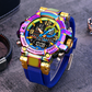 💥【LIMITED TIME 50% OFF】🔥 Multifunctioneel LED Digitaal Horloge | Kwarts + Elektronisch Uurwerk | Stopwatch/Wekker/Kalender/Dubbele Tijdzone | 50m Waterdicht | LED-Achtergrondverlichting | 7 Kleuren