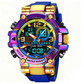 💥【LIMITED TIME 50% OFF】🔥 Multifunctioneel LED Digitaal Horloge | Kwarts + Elektronisch Uurwerk | Stopwatch/Wekker/Kalender/Dubbele Tijdzone | 50m Waterdicht | LED-Achtergrondverlichting | 7 Kleuren